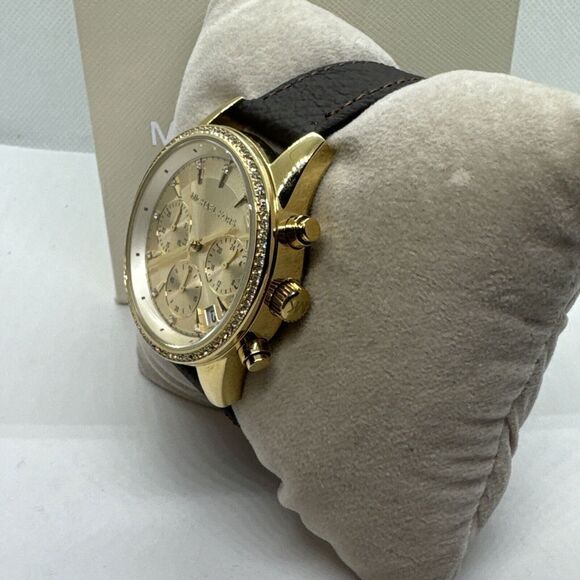 Fossil Accomplice FTW1200 Women Brown Strap Analog Dial Hybrid Smartwatch HME358 - Picture 2 of 11